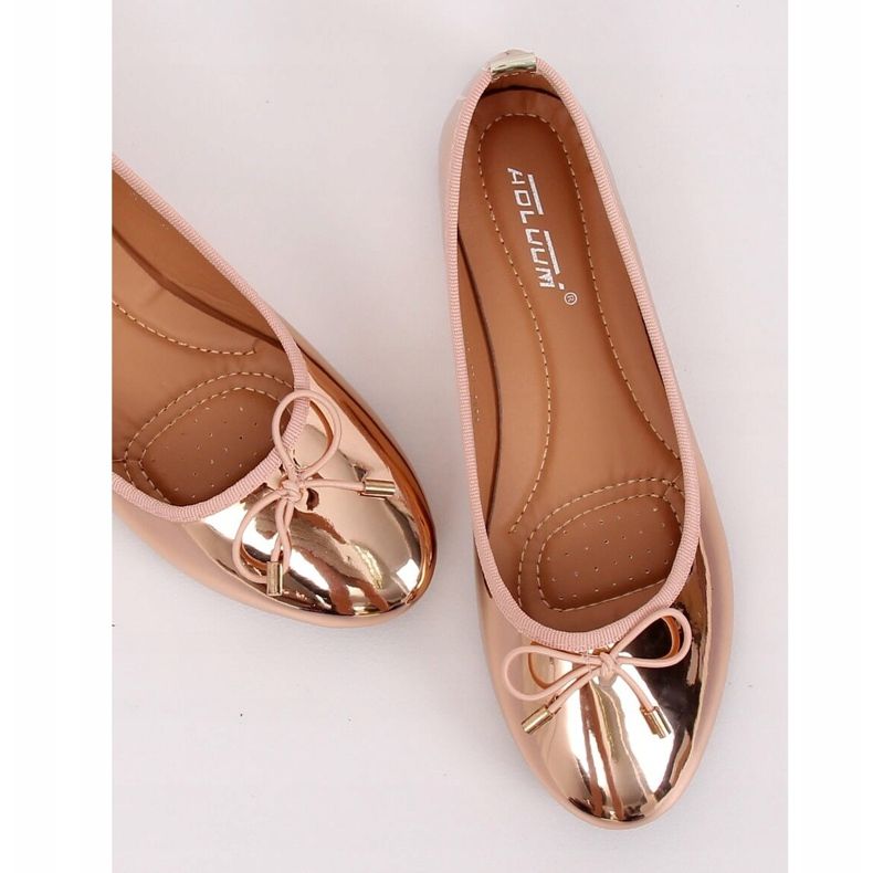 Bailarinas metálicas de champanhe 9988-139 Champagne rosa 1