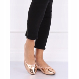 Bailarinas metálicas de champanhe 9988-139 Champagne rosa 2