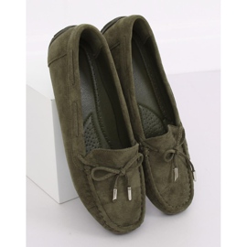 Mocassins femininos verdes R812 verde 1