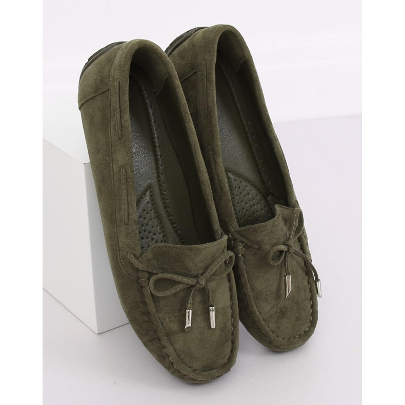 Mocassins femininos verdes R812 verde 1