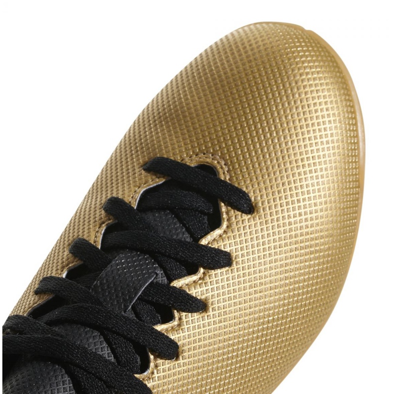 Tênis indoor adidas X Tango 17.4 In Jr CP9052 dourado 2
