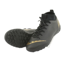 Chuteiras Nike Mercurial SuperflyX 6 Academy Gs Tf Jr AH7344-077 preto 4