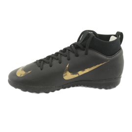 Chuteiras Nike Mercurial SuperflyX 6 Academy Gs Tf Jr AH7344-077 preto 2