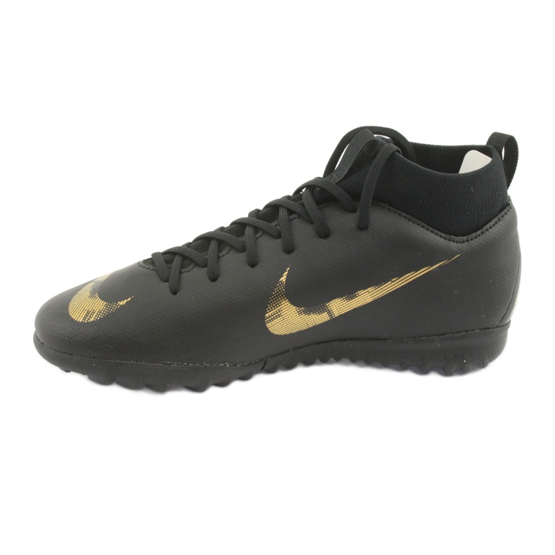 Chuteiras Nike Mercurial SuperflyX 6 Academy Gs Tf Jr AH7344-077 preto 2