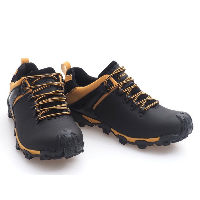 Botas de caminhada em couro Nat HLD911 preto 1