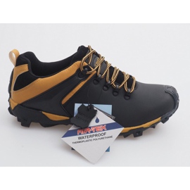 Botas de caminhada em couro Nat HLD911 preto 2