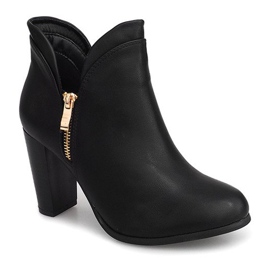 Botas Jodhpur com zíper F830 pretas preto 1