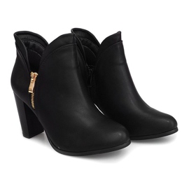 Botas Jodhpur com zíper F830 pretas preto 2 Botas Jodhpur com zíper F830 pretas preto 2