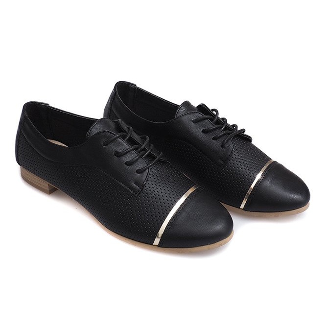 Tênis feminino Openwork Jazz 6-154 Pretos 1