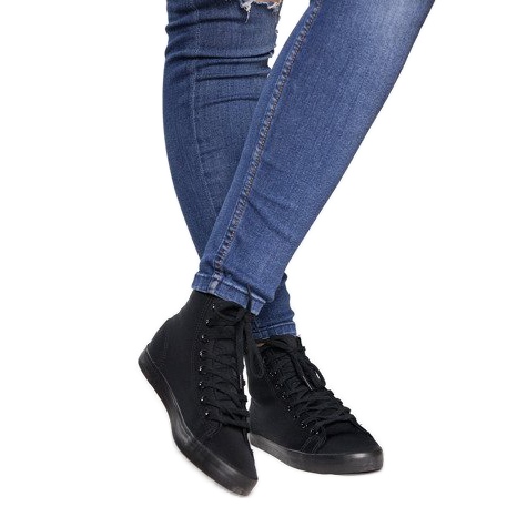 Tênis cano alto Lycra B113B Preto 1