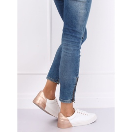 Tênis feminino branco e champanhe A88-29 W-CHAMPAGNE multicolorido 1