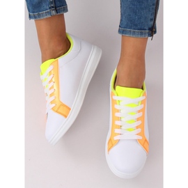 Tênis feminino W-3116 laranja branco amarelo 2