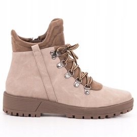 Vinceza Trappers elegantes marrom 1