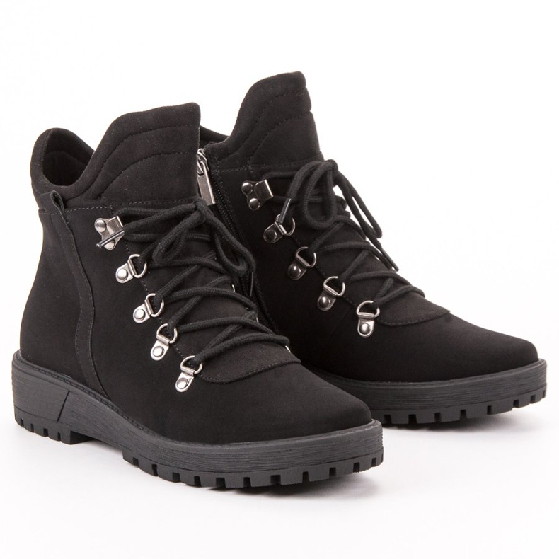 Vinceza Trappers elegantes preto 1