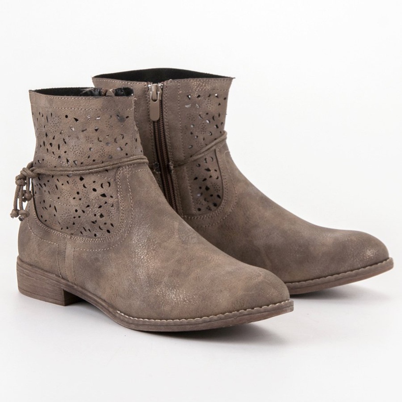 Groto Gogo Botas femininas a céu aberto multicolorido verde 1