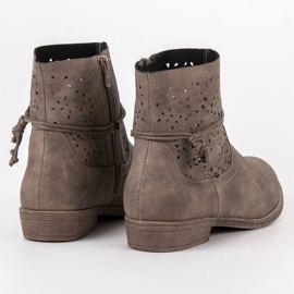 Groto Gogo Botas femininas a céu aberto multicolorido verde 2