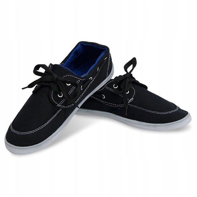 Tênis Mocassins De Tecido VB14 Preto 1