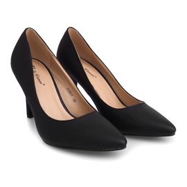 Salto alto camurça 50867 Preto 1