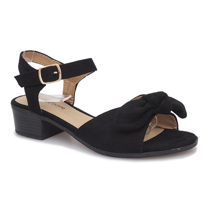 Sandálias pretas de salto alto da Noemia preto 1