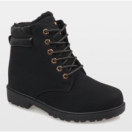 Botas pretas isoladas BED01 preto 2