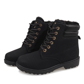 Botas pretas isoladas BED01 preto 1