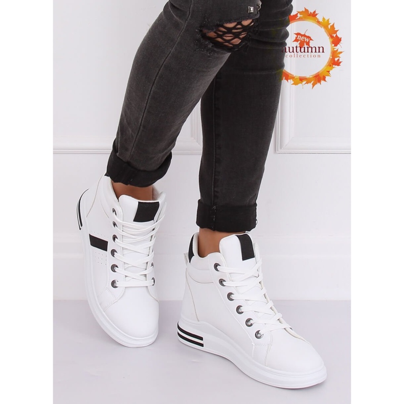 Tênis branco CB-19078 BRANCO / PRETO 1