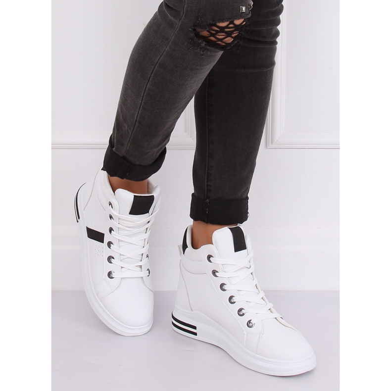 Tênis branco CB-19078 BRANCO / PRETO 2