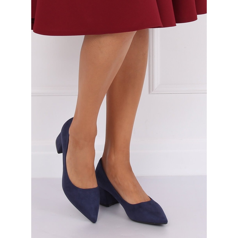 Bombas de salto largo azul marinho KJ-10 D.BLUE azul-marinho 2