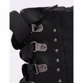 Botas militares pretas HQ977 pretas preto 1