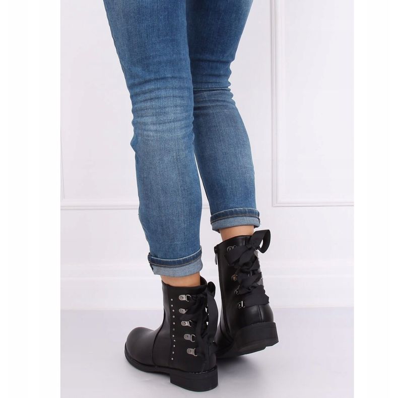 Botas militares pretas HQ977 pretas preto 2 Botas militares pretas HQ977 pretas preto 2