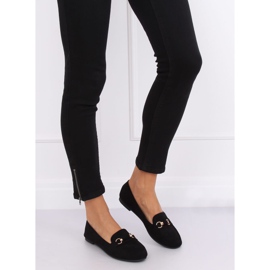 Mocassins femininos negros 99-259 Preto 2