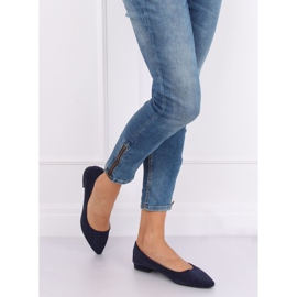Bailarinas com dedos amendoados azul marinho RC-76 Navy 2