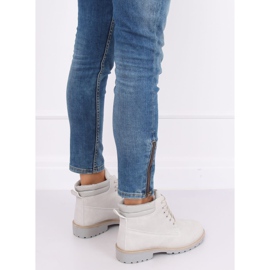 Botas de madeira cinza para mulheres W-3033 Gray 2