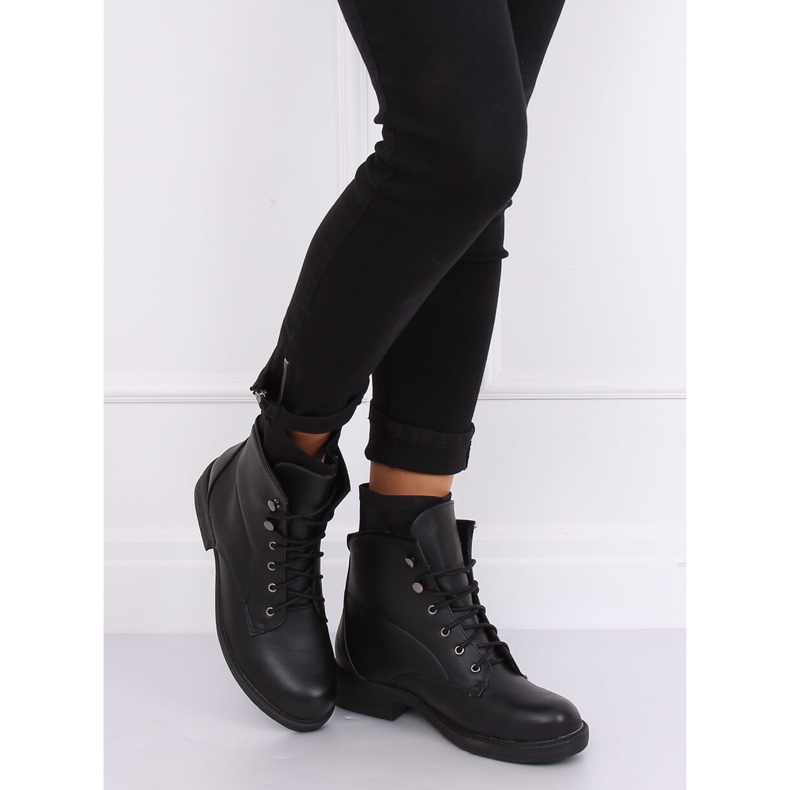 Botas pretas para mulheres pretas 100-901B0-1 Pretas preto 2