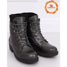 Botas de estanho grafite 100-901B0-1 para mulheres preto 1