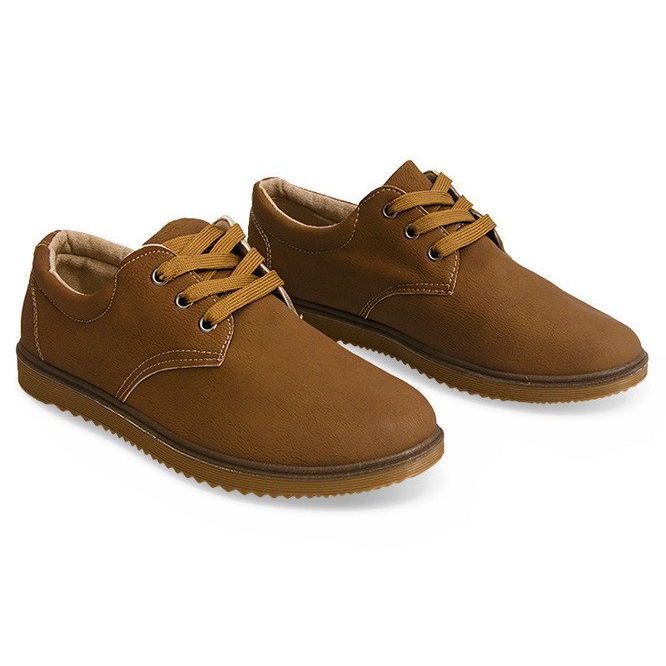 Botas Brogues Clássicas Camelo 1307 castanho 2
