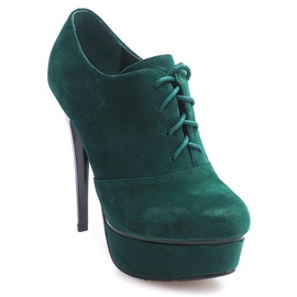 Botas Elegantes de Salto Alto 7146 Verde 1