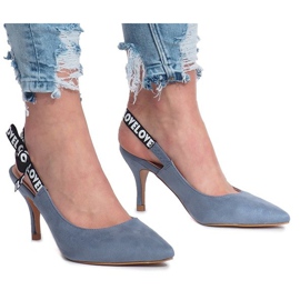 Sandálias Blue Love Paris azul 1