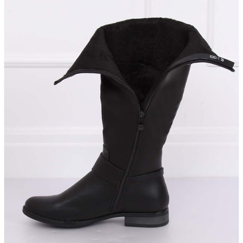 Botas pretas, botas pretas 6283-1 Preto 2 Botas pretas, botas pretas 6283-1 Preto 2