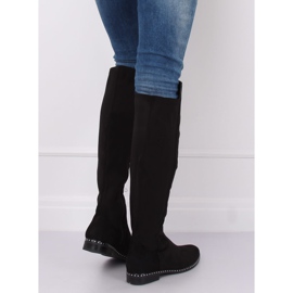 Botas pretas para mulheres botas pretas H305 pretas preto 1