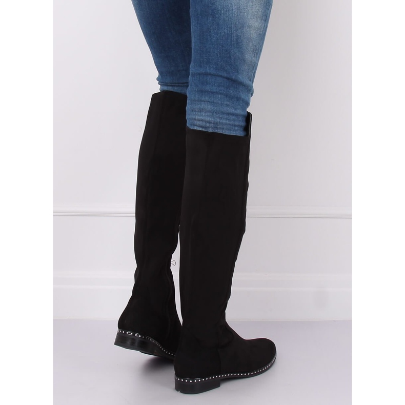 Botas pretas para mulheres botas pretas H305 pretas preto 1