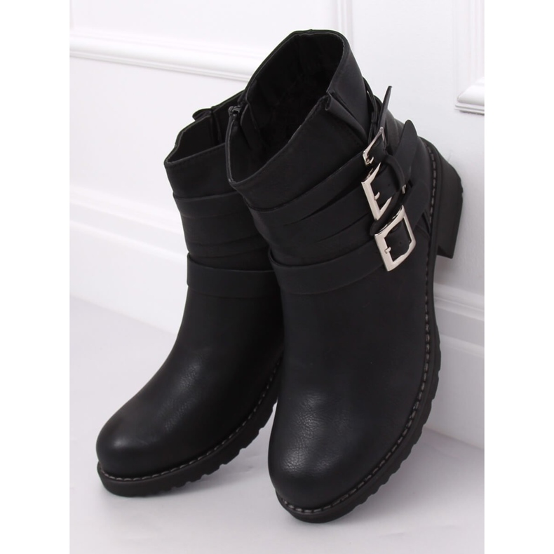 Botas pretas Z100 pretas sem salto preto 1