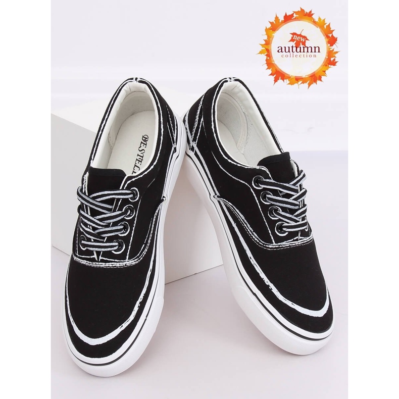 Tênis femininos pretos BS103 preto 1