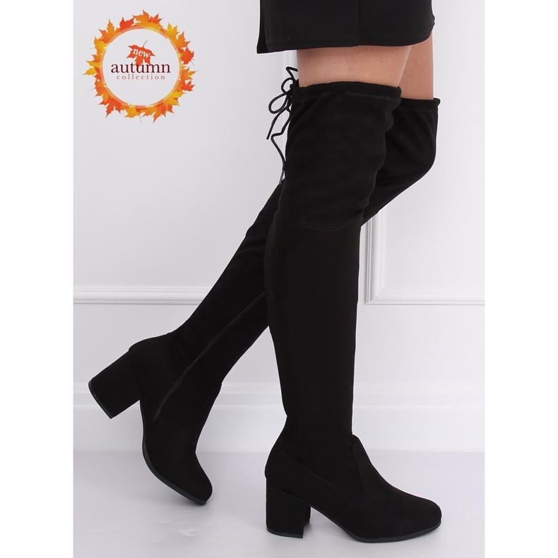 Botas acima do joelho pretas outono C-7172 Pretas preto 1 Botas acima do joelho pretas outono C-7172 Pretas preto 1