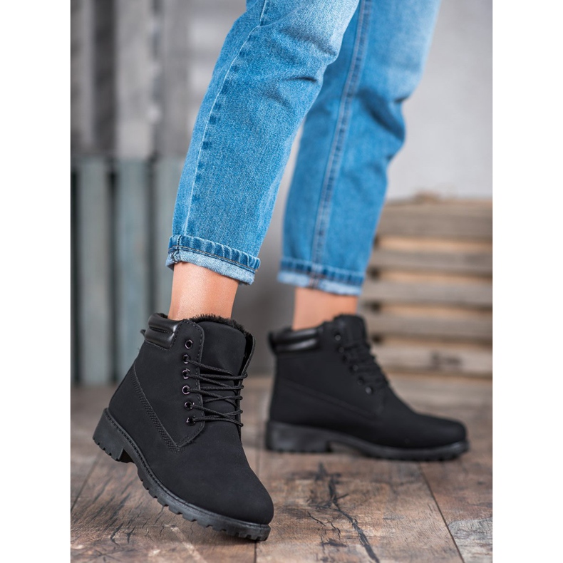 Black Warm Trappers preto 1