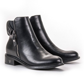 Botas Zipper VINCEZA preto 1