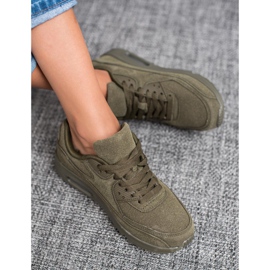 SHELOVET Tênis esportivos verde-escuro 1