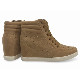 Tênis camurça 875 bege 1