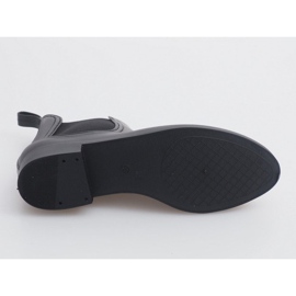 Botas de chuva curtas com borracha 608 preta preto 2