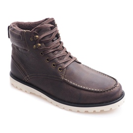 Sapatos de botas altas quentes SH26 marrom 1